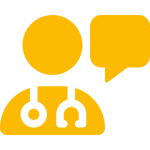 Icon - Doctor Message - Yellow