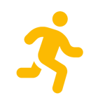 Icon - Person Running - Yellow